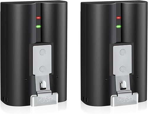 PoweLyt 2 Packs für Ring Akkus 6040mAh Wiederaufladbarer Video Türklingel Akku Kompatibel mit Video Doorbell 2/3/4/3 Plus,Stick Up Cam/Solar(All gens),Spotlight Cam Solar - Cheap-Us