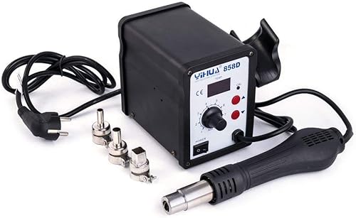 Yihua 858D Heißluftstation SMD Rework Station 650W 100° C... 450 ° C 120L/Min - Cheap-Us