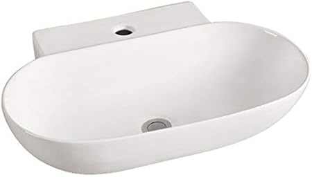 Grünblatt Waschbecken Aufsatz-Waschschale mit Lotus Effekt Nano-Beschichtung (56x39x12) - Cheap-Us