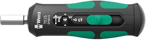 Wera 05075815001 7515 Kraftform Safe-Torque Speed Drehmomentschraubendreher, 2-6 Nm, 1/4' x 2,0-6,0 Nm x 147,5 mm - Cheap-Us