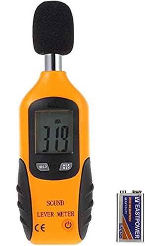 Cadrim Digital Schallpegelmessgerät, Tragbare Schallpegelmesser 30dB bis130dB Dezibel Messgerät mit LCD-Display für Fabriken und Straßen Verwendet Werden - Cheap-Us