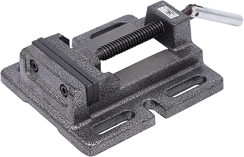 TOPWAY Bohrmaschinen-Schraubstock Säulentisch Bohrschraubstock 5' 125mm Professionelle Qualität Amerikanischer Typ für Fräsmaschine Pressbohrer 403245 - Cheap-Us