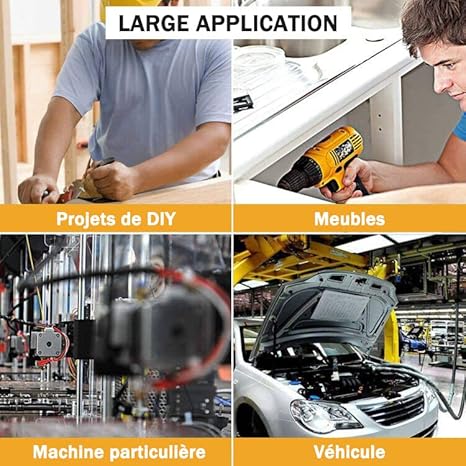 VIGRUE 520PCS M3 M4 M5 M6 A2-70 Edelstahl-Sechskopf-Knopf Schrauben Edelstahlschrauben Innensechskant Maschinenschrauben Schraube Muttern und Unterlegscheiben Sortiment Kit mit Aufbewahrungsbox - Cheap-Us