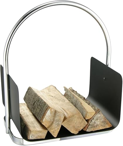 Haushalt International Kaminholz Tragekorb Brennholzkorb Kaminholzkorb 48x41x30cm - Cheap-Us