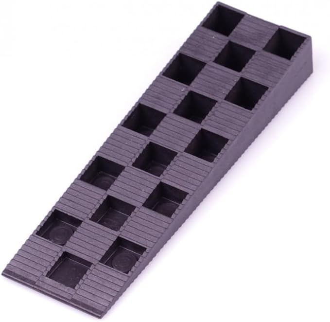 ALUCON Kunstoffkeile 65x29x11 mm - Keil für Fenster und Fliesen Boden Türen - Fensterkeile für Kunststofffenster - Montagekeile für Fenstermontage - Schwarz 100 Stück - Cheap-Us