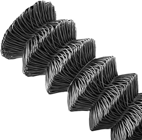 V2Aox Maschendrahtzaun 80-150 cm Höhe 15/25 m Länge Maschendraht Gartenzaun Zaun Anthrazit, Modell:125 cm hoch / 25 m lang - Cheap-Us