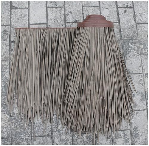 Palm Thatch Rolls Kunststoff PE-Stroh Mexikanisches Tiki-Hüttengras Künstliches Strohdach Für Tiki Bar Palapa Strohpalmen-Strohrolle Für Zaunparty-Dekoration Regenschirmabdeckungen(Yellow e,0.5x1m/1.6 - Cheap-Us