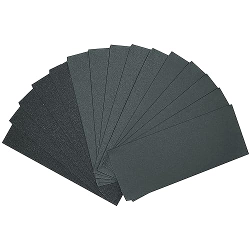Lamondre Schleifpapier Set 30 Stück,Körnungen 1000 2000 3000,Nass und Trocken für Schleifen und Polieren von Holz,Metall,Automobil,Glas,9 x 3,6 Zoll - Cheap-Us