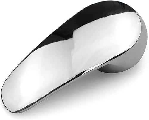 hocadon Wasserhahn Hebelgriff, Einhebelgriff Wasserhahn Ersatz, Küchenarmatur-Zubehör aus Zinklegierung mit Knopf und Stellschraube, Poliertes Chrom 48mm - Cheap-Us