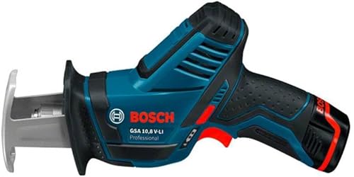 Bosch Professional 12V System Akku Säbelsäge GSA 12V-14 (Schnitttiefe Holz/Metallprofile: 65/50mm, inkl. 2 Sägeblätter, ohne Akku/ Ladegerät) - Cheap-Us