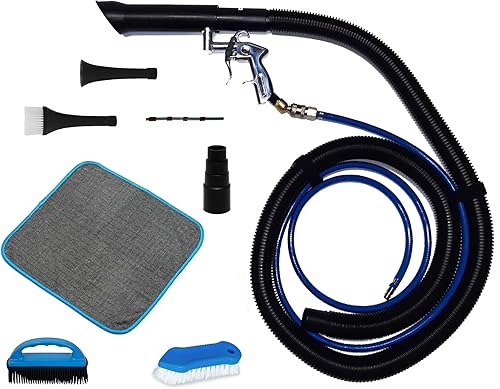 Generisch Druckluft Reinigungspistole 2 in 1 Saugen & Ausblasen mit Tornado-Effekt, Druckluftpistole mit Rotationstechnik & Absaugsystem, Staubsauger & Druckluft HCL-30 - Cheap-Us