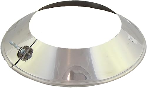 Wandblende/Wetterkragen, Edelstahl EW, verschiedene Durchmesser 100, 110, 120, 125, 130, 140, 150, 160, 180, 200, 220, 250 mm (110) - Cheap-Us