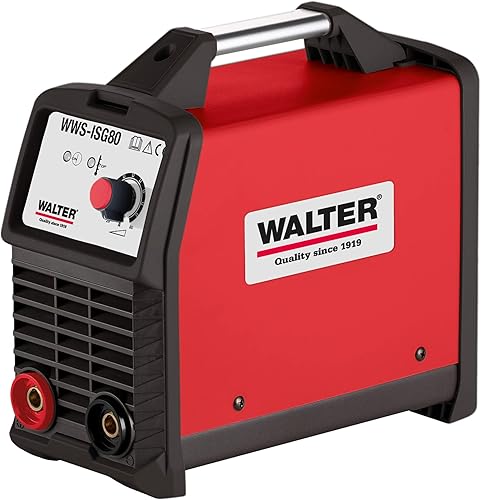 WALTER Inverter-Schweißgerät, Elektroden-Schweißgerät, Schweißstrom 20-80 A, Thermoschutz, Tragegriff, Elektroden MMA 1,6-2,5 mm - Cheap-Us