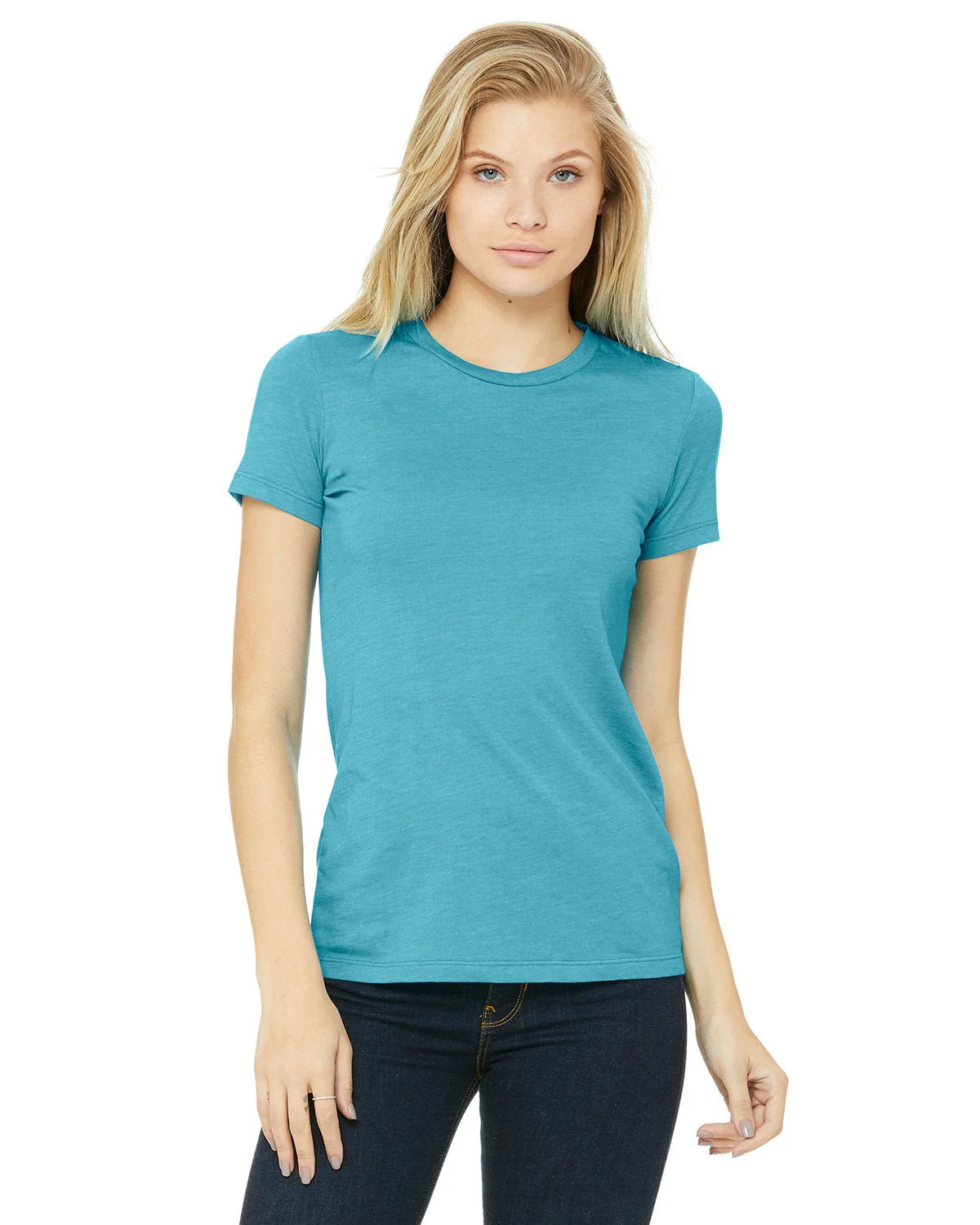 6004-Bella + Canvas-HEATHER AQUA - Cheap-Us