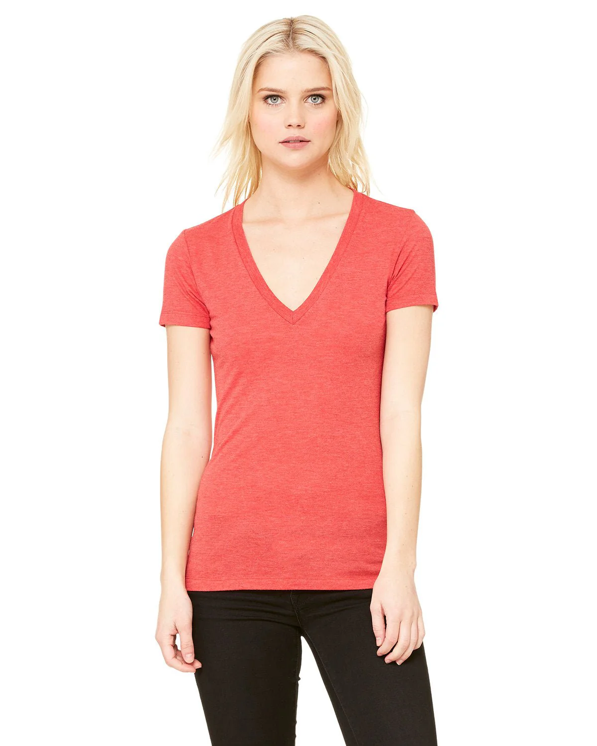 8435-Bella + Canvas-RED TRIBLEND - Cheap-Us