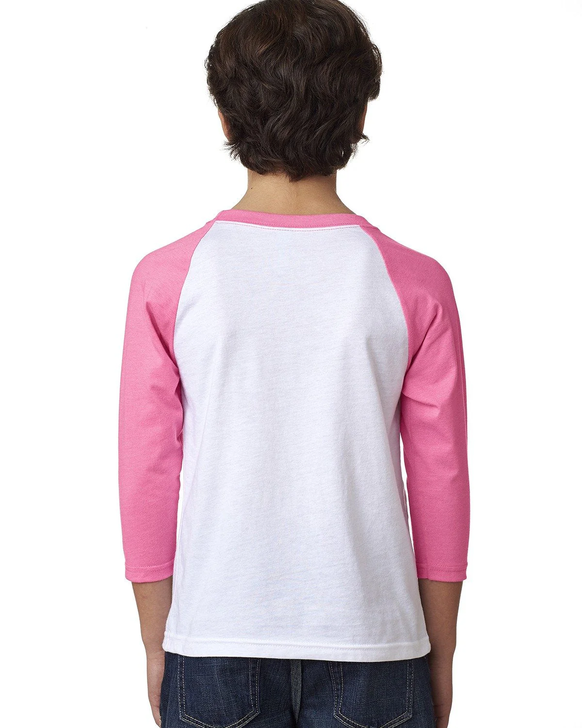 3352-Next Level Apparel-HOT PINK/ WHITE - Cheap-Us