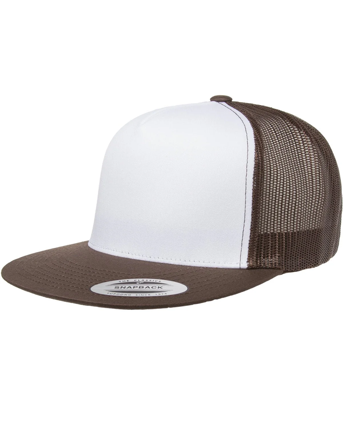 6006W-Yupoong-BROWN/ WHT/ BRWN - Cheap-Us