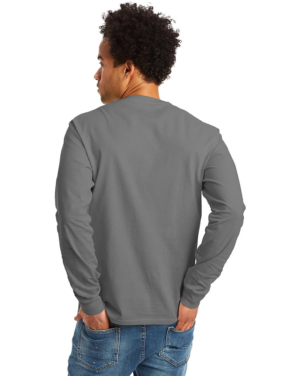 5586-Hanes-SMOKE GRAY - Cheap-Us