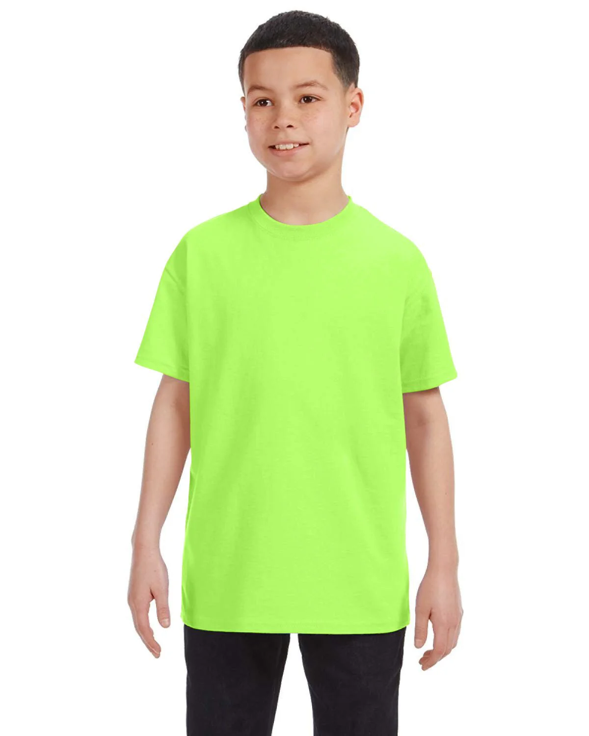 G500B-Gildan-NEON GREEN - Cheap-Us