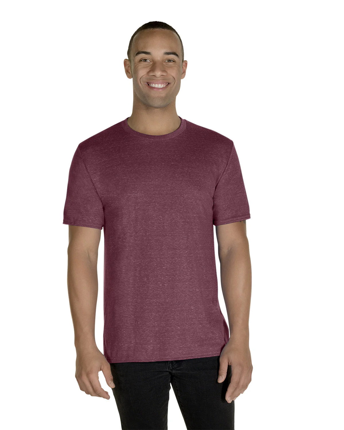 88MR-Jerzees-MAROON SNOW HTH - Cheap-Us