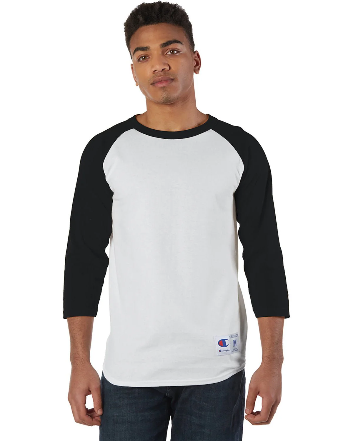 T1397-Champion-WHITE/ BLACK - Cheap-Us
