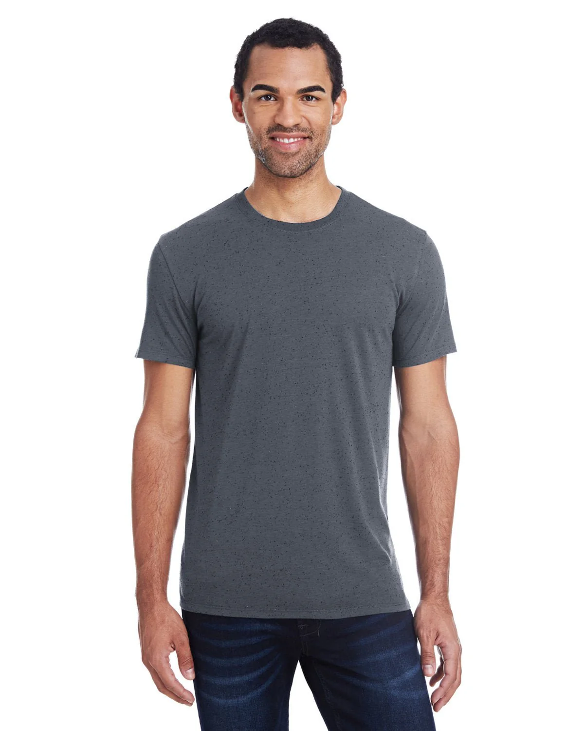103A-Threadfast Apparel-CHARCOAL FLECK - Cheap-Us