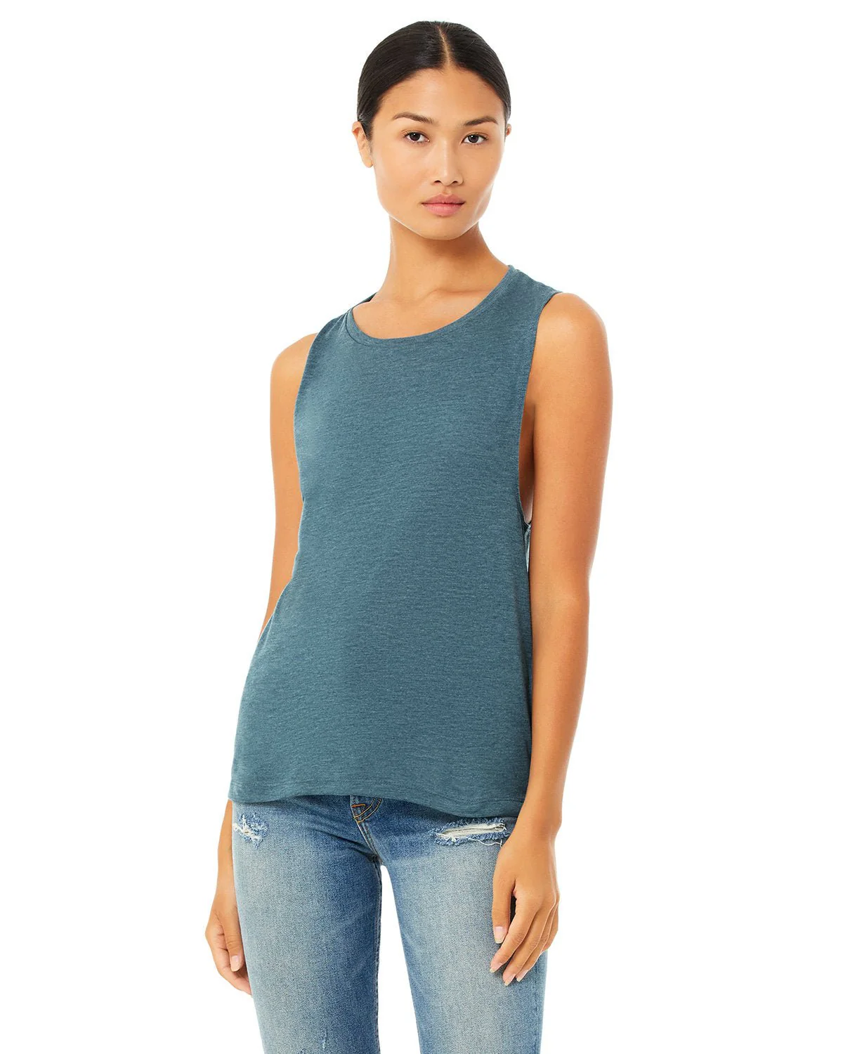B8803-Bella + Canvas-HTHR DEEP TEAL - Cheap-Us