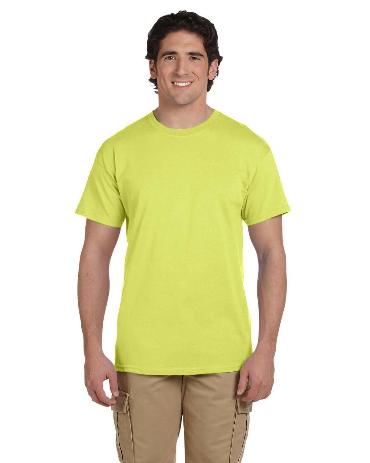 3931-Fruit of the Loom-NEON YELLOW - Cheap-Us