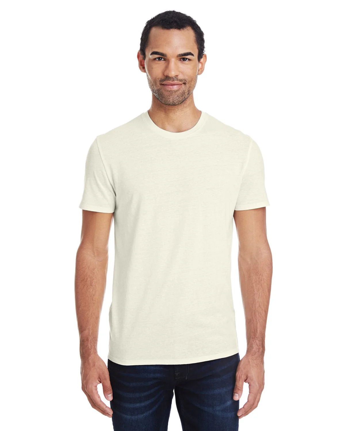 102A-Threadfast Apparel-CREAM TRIBLEND - Cheap-Us