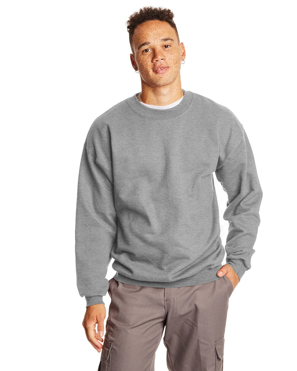 F260-Hanes-OXFORD GRAY - Cheap-Us
