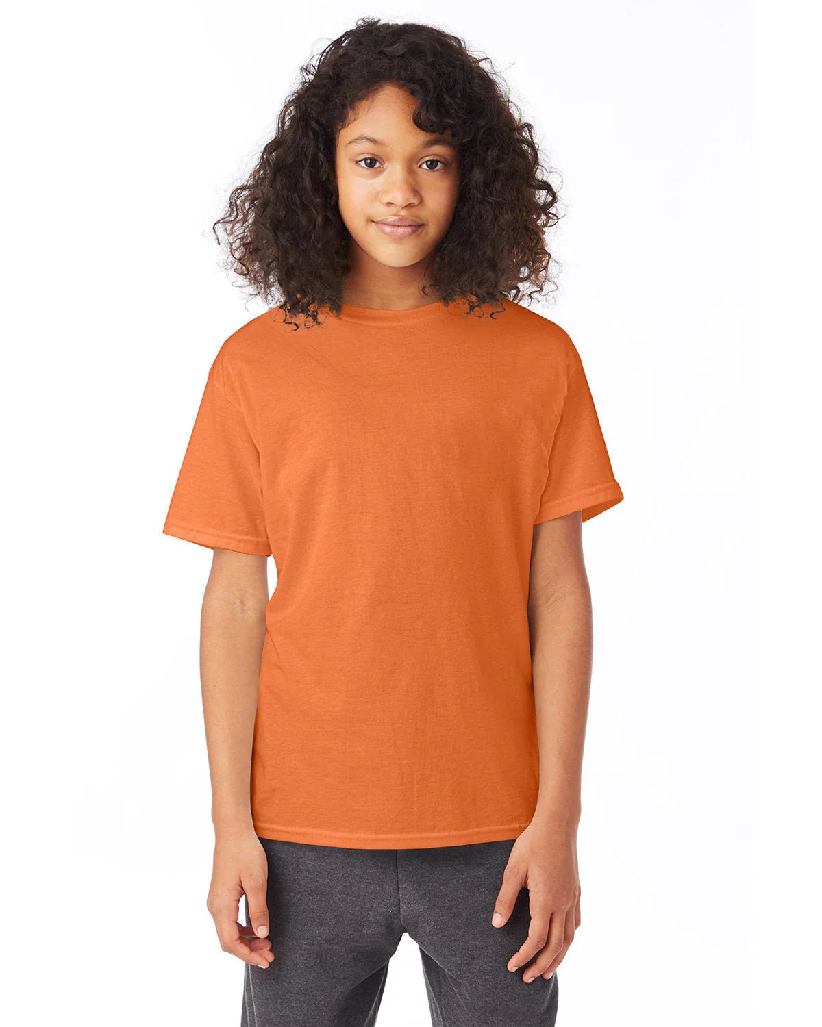 5370-Hanes-SAFETY ORANGE - Cheap-Us