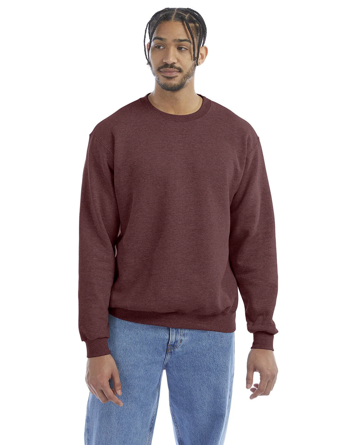 S600-Champion-MAROON HEATHER - Cheap-Us