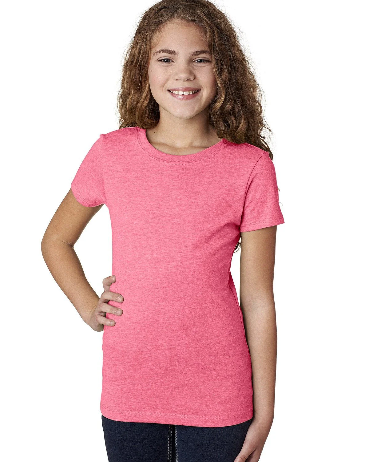 3712-Next Level Apparel-NEON HTHR PINK - Cheap-Us