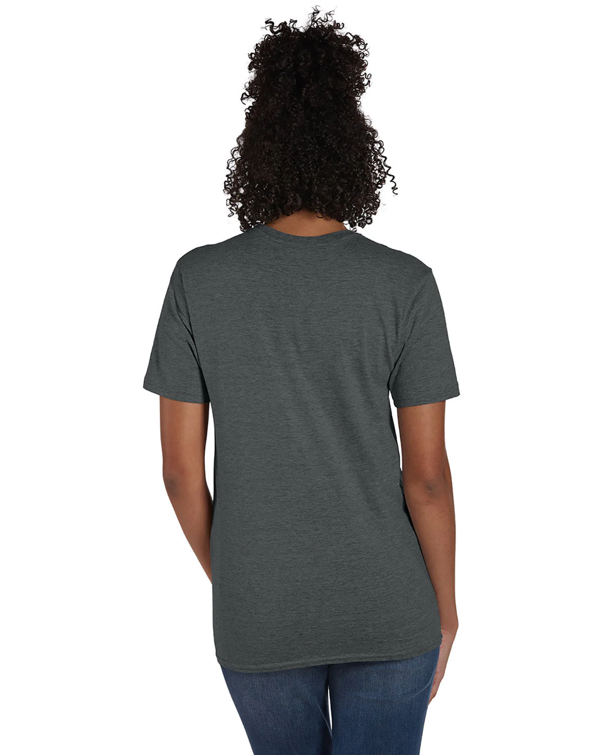 4980-Hanes-CHARCOAL HEATHER - Cheap-Us