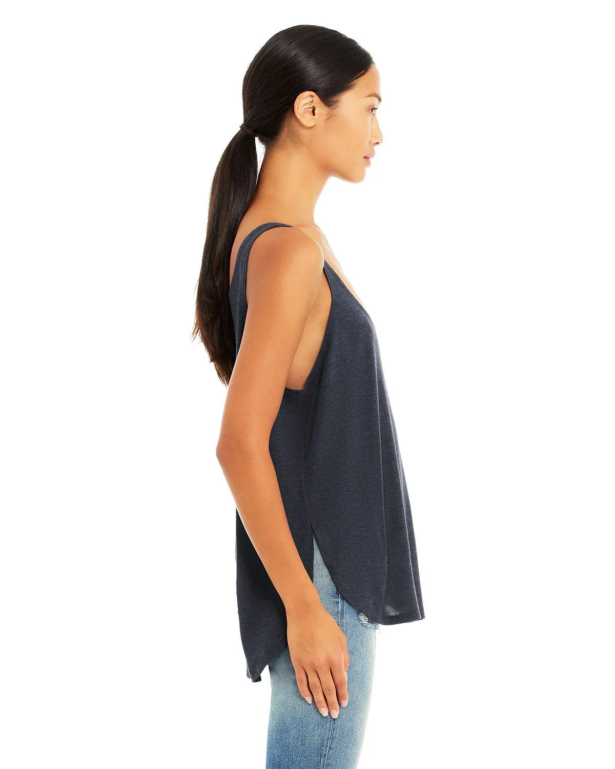 B8802-Bella + Canvas-HEATHER NAVY - Cheap-Us
