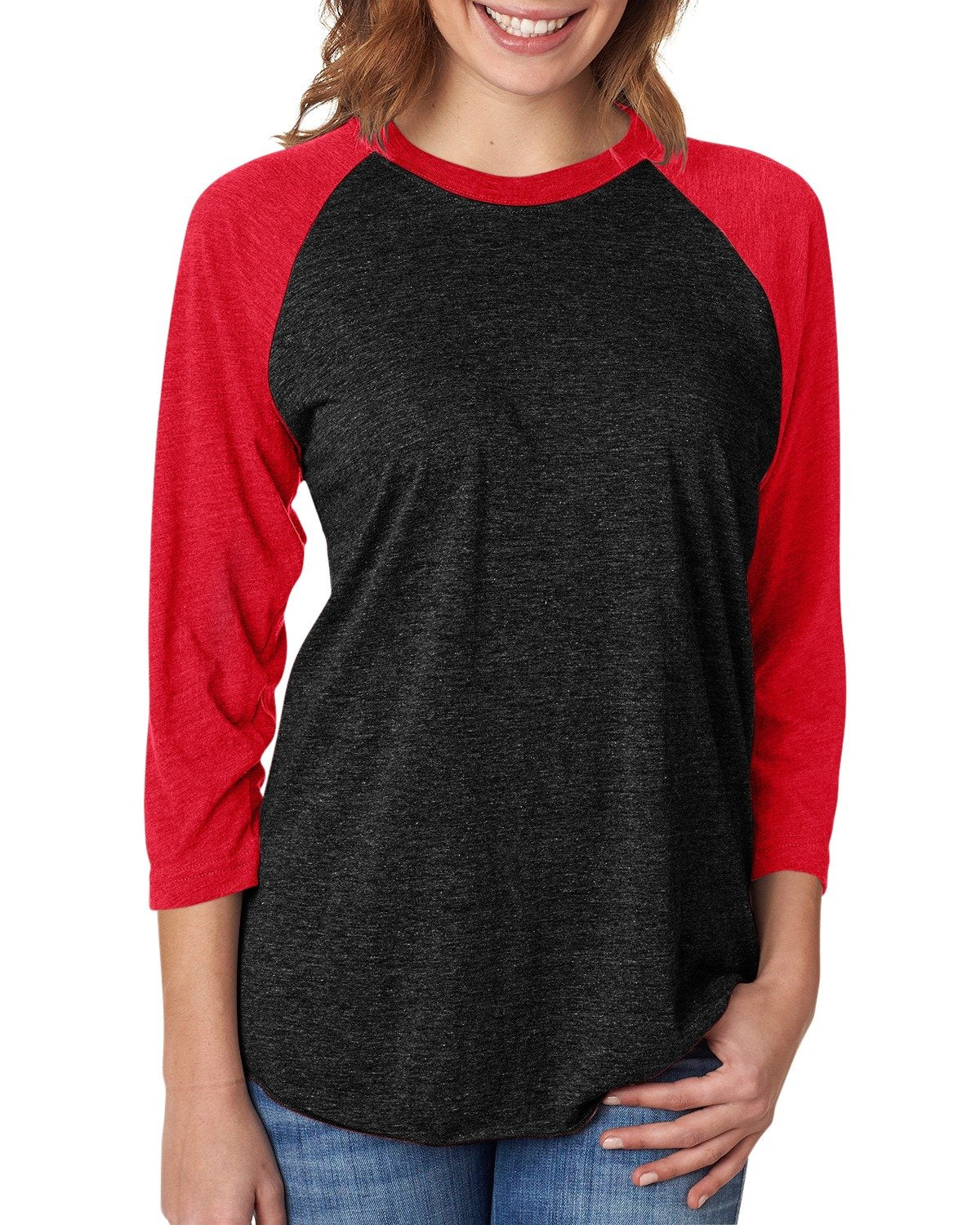 6051-Next Level Apparel-VIN RED/ VIN BLK - Cheap-Us