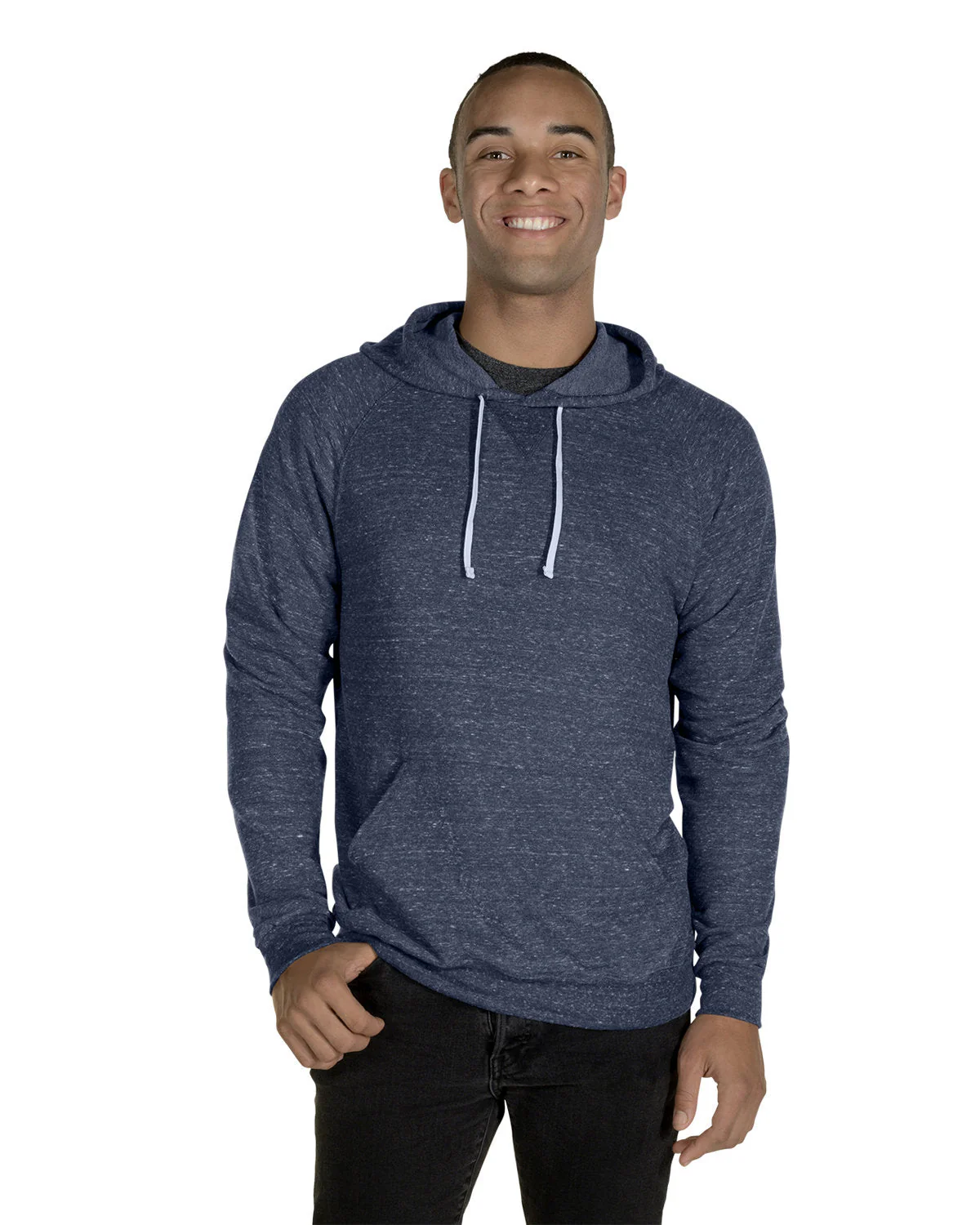 90MR-Jerzees-NAVY SNOW HEATHR - Cheap-Us