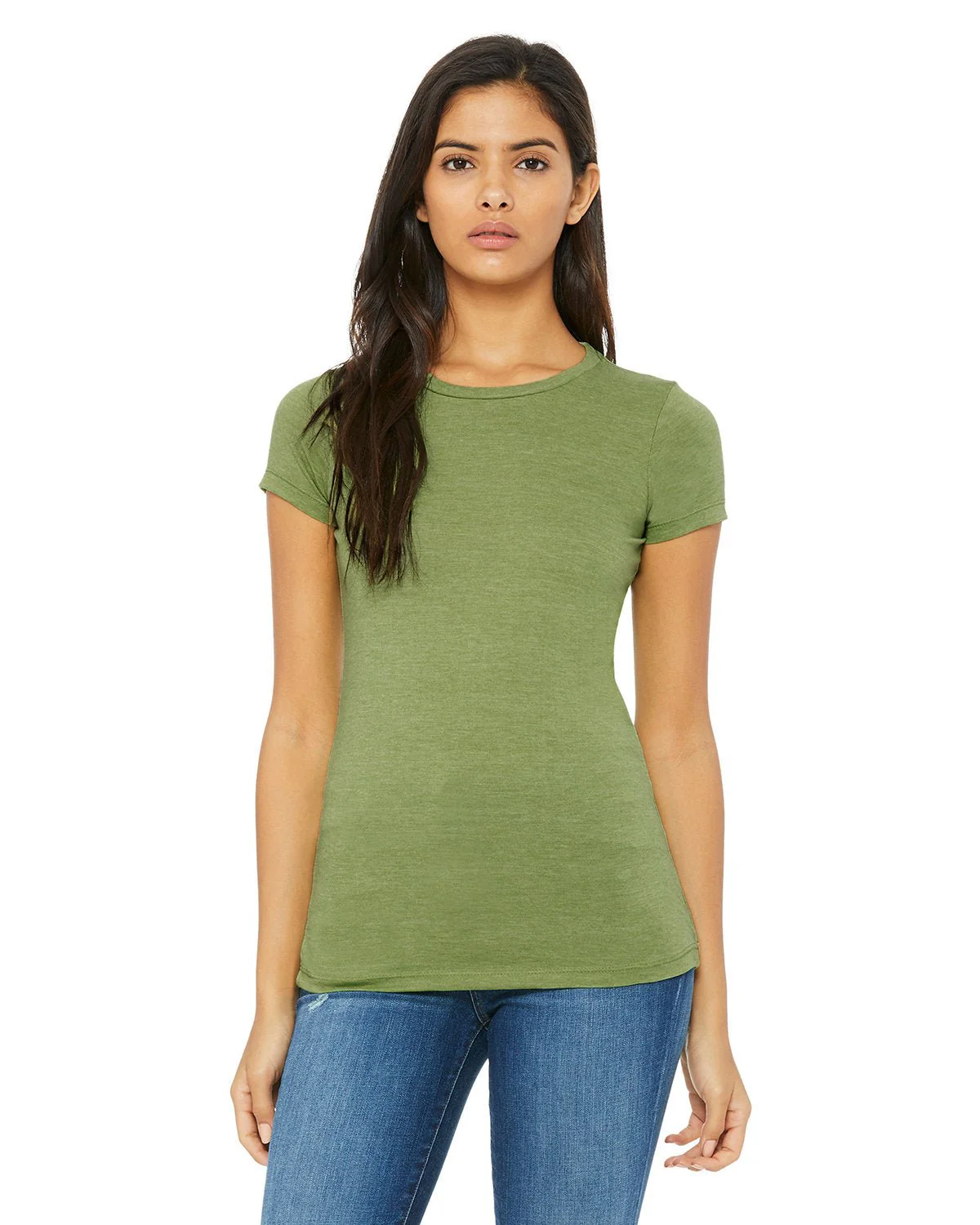 6004-Bella + Canvas-HEATHER GREEN - Cheap-Us