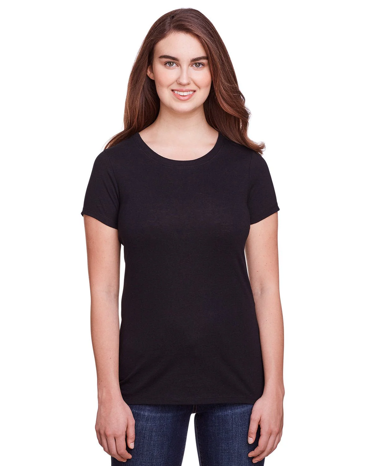 202A-Threadfast Apparel-SOLID BLK TRBLND - Cheap-Us