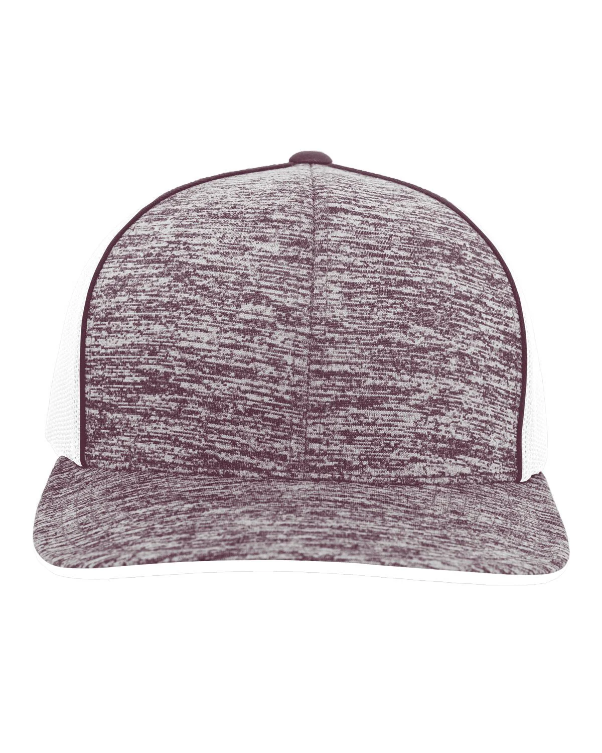 106C-Pacific Headwear-MAROON HTHR/ WHT - Cheap-Us