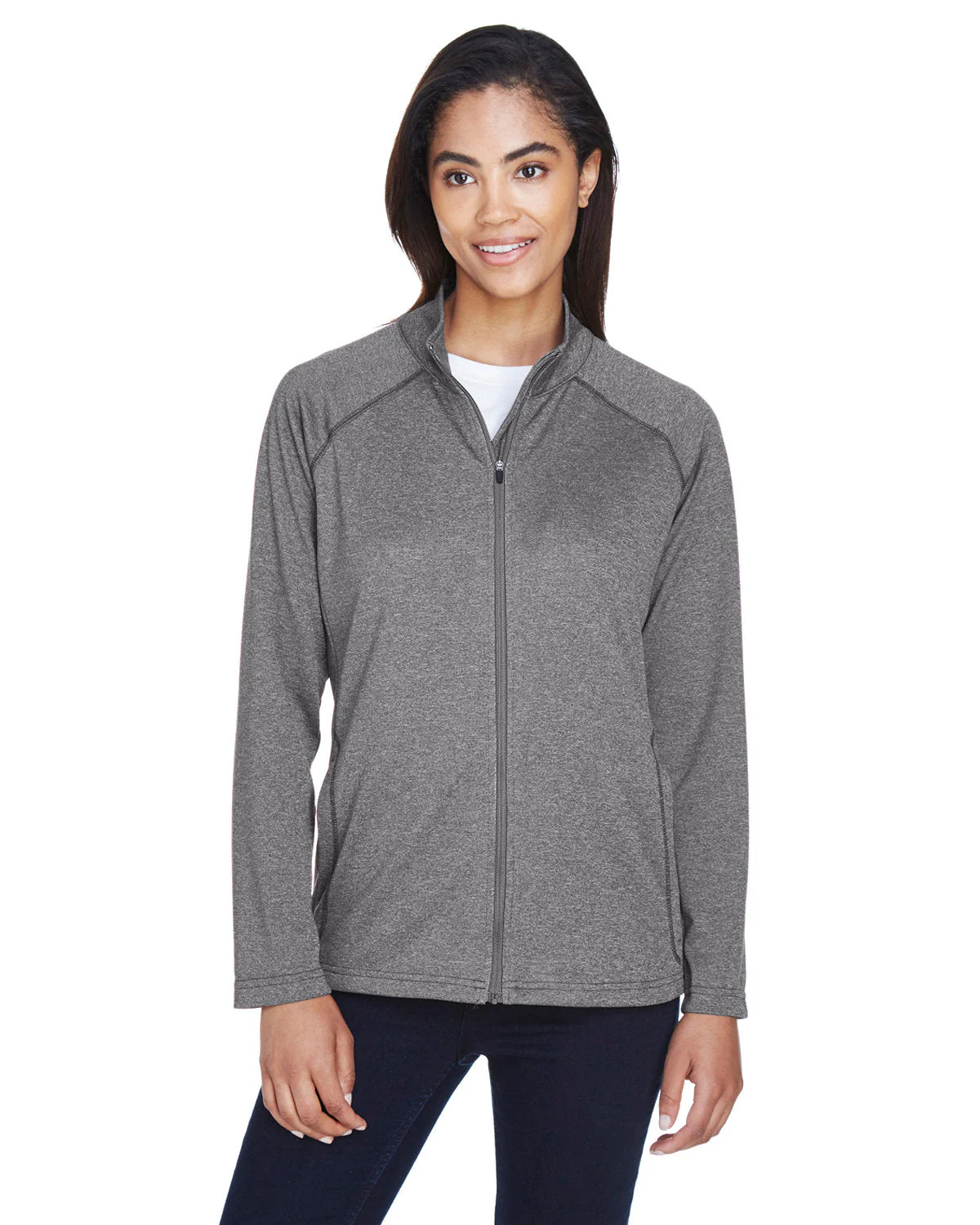DG420W-Devon & Jones-DK GREY HEATHER - Cheap-Us
