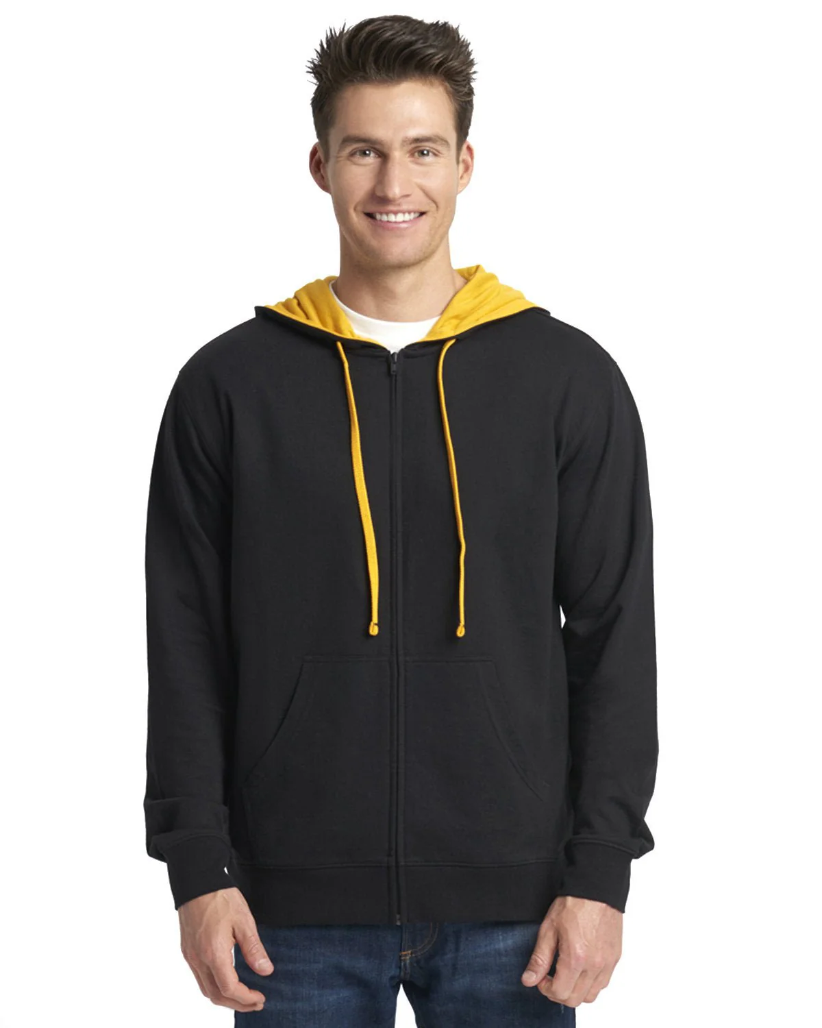 9601-Next Level Apparel-BLACK/ GOLD - Cheap-Us