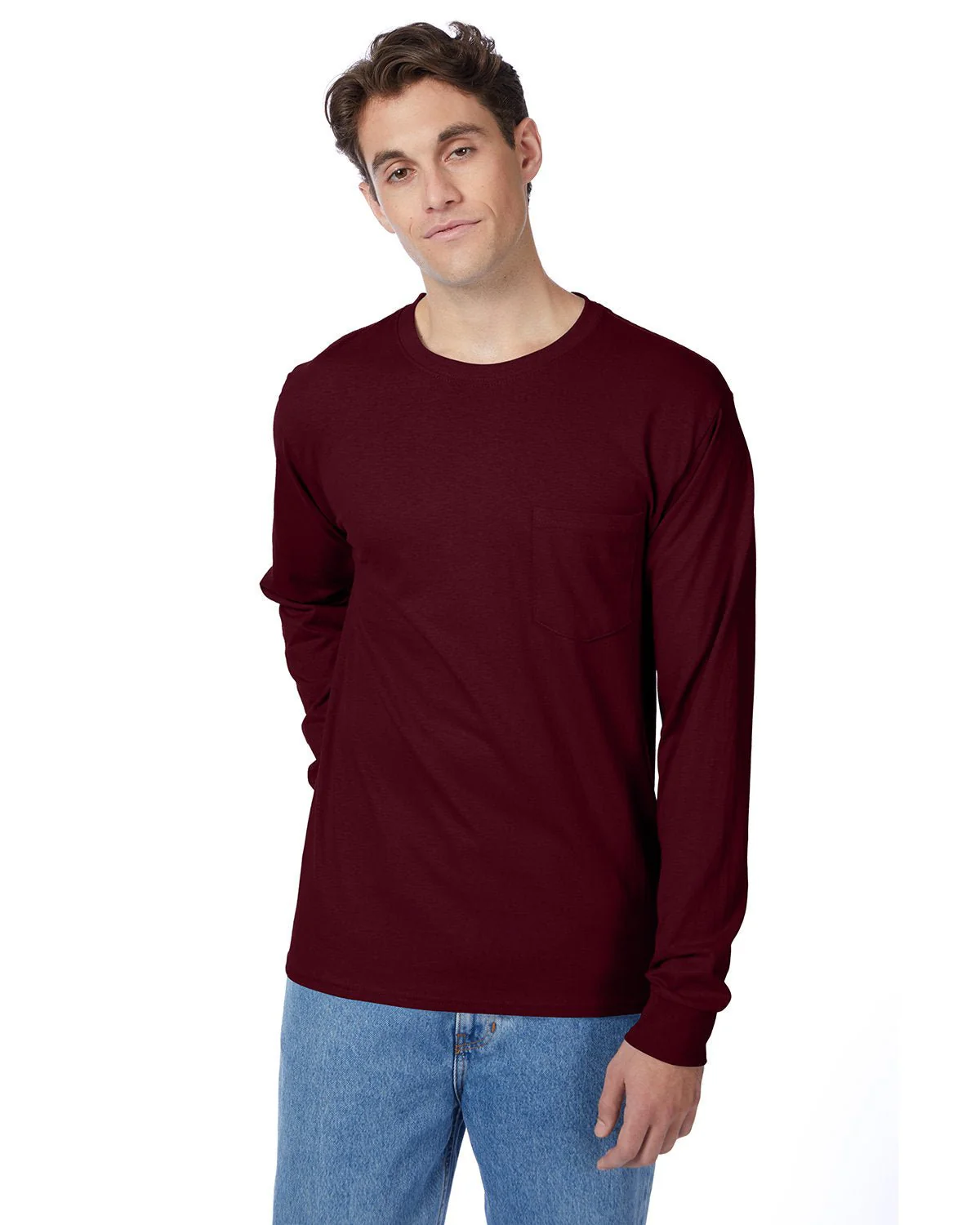 5596-Hanes-MAROON - Cheap-Us