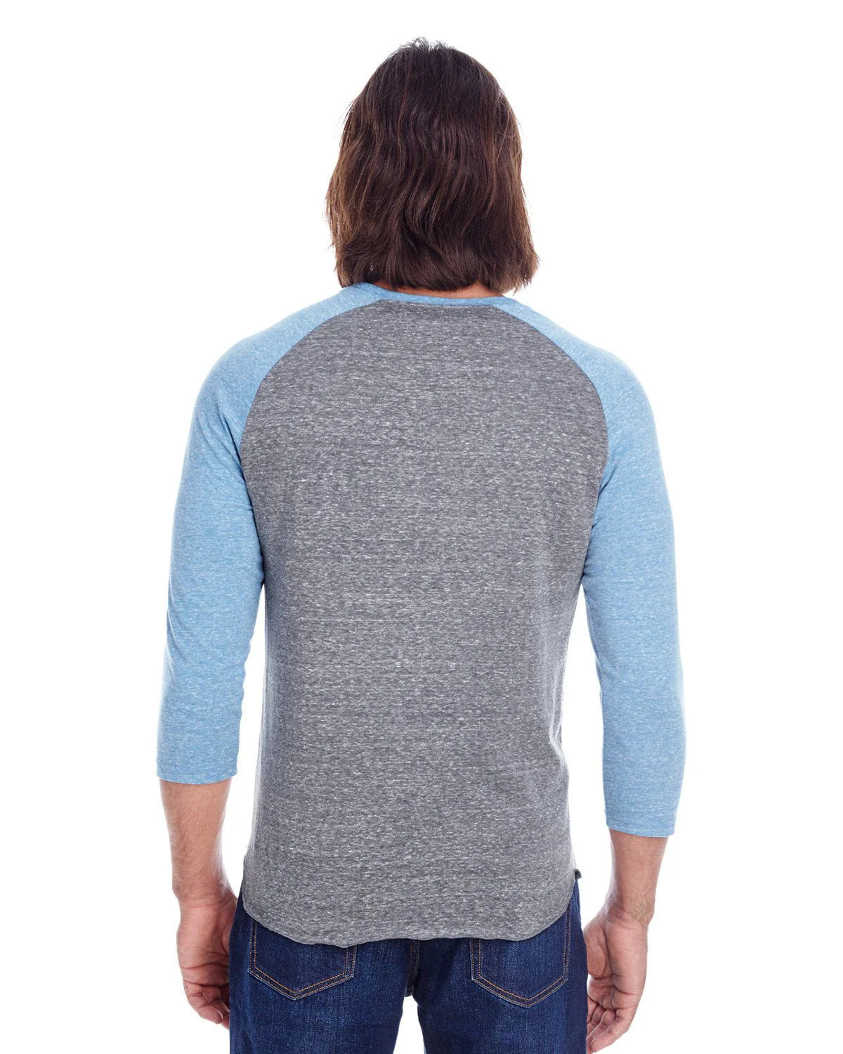 302G-Threadfast Apparel-GREY/ ROYAL TRIB - Cheap-Us