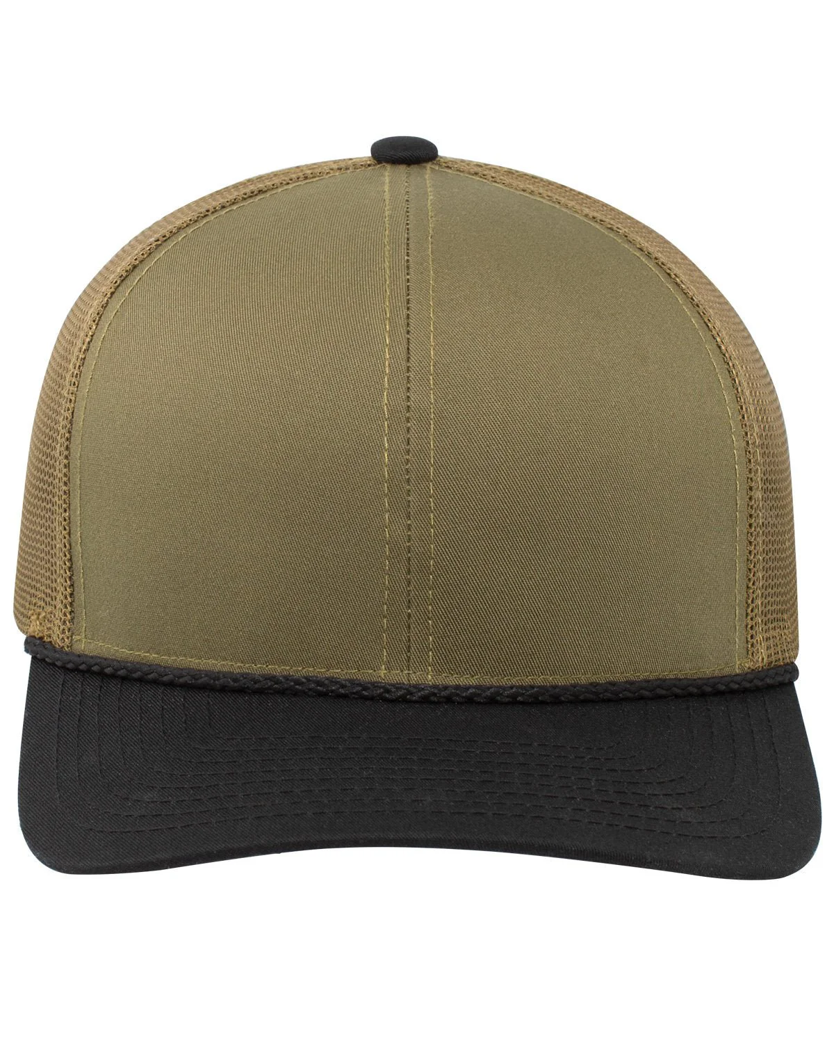 104BR-Pacific Headwear-MOSS GREEN/ BLK - Cheap-Us