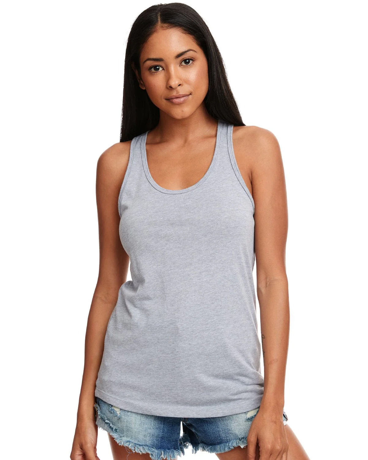 N1533-Next Level Apparel-HEATHER GRAY - Cheap-Us