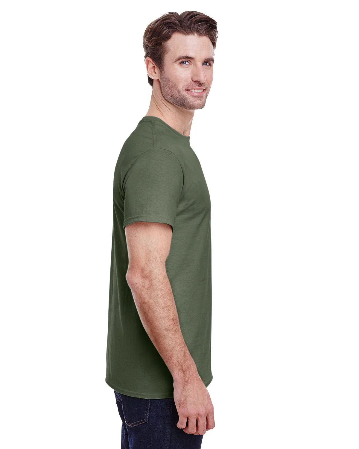 G500-Gildan-MILITARY GREEN - Cheap-Us