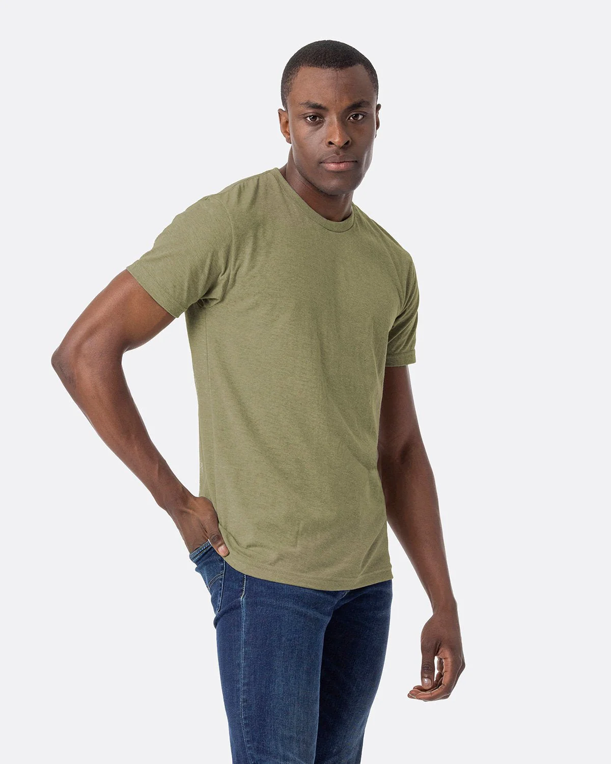 N6210-Next Level Apparel-LIGHT OLIVE - Cheap-Us