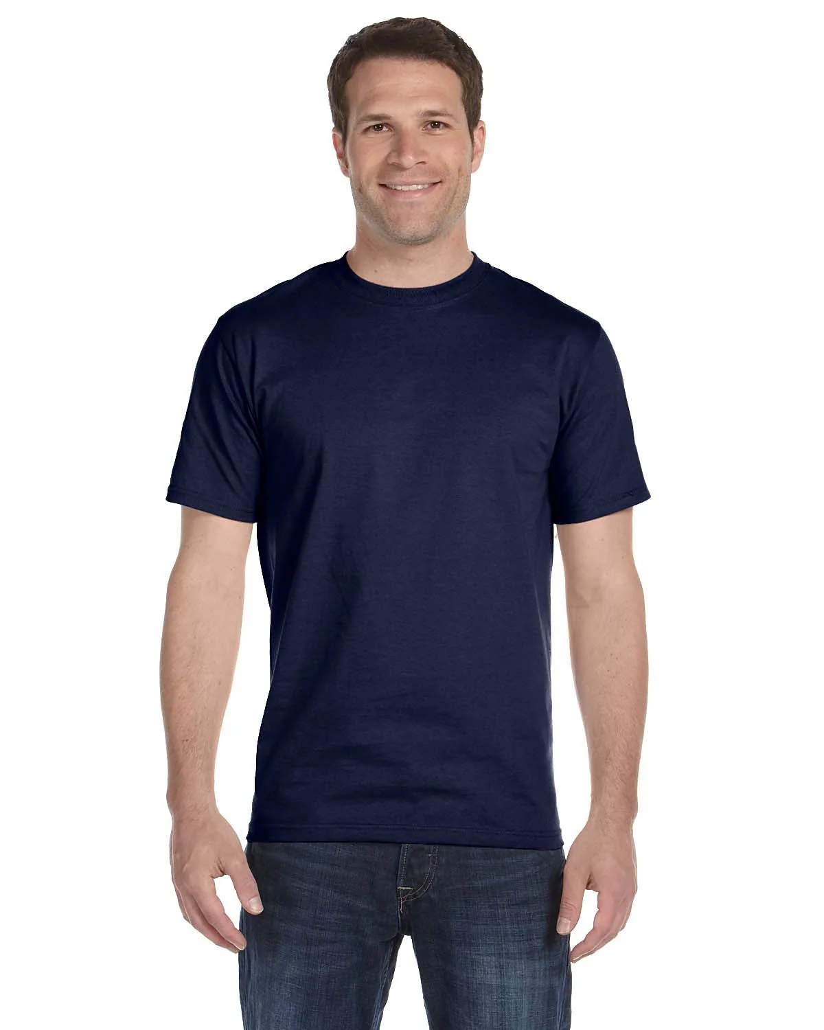 518T-Hanes-NAVY - Cheap-Us