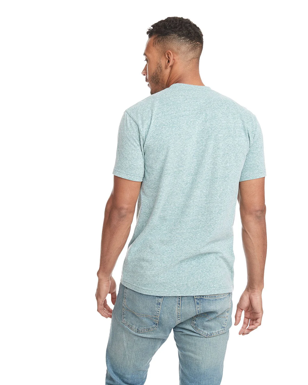 6407-Next Level Apparel-SNOW HTHR GREEN - Cheap-Us